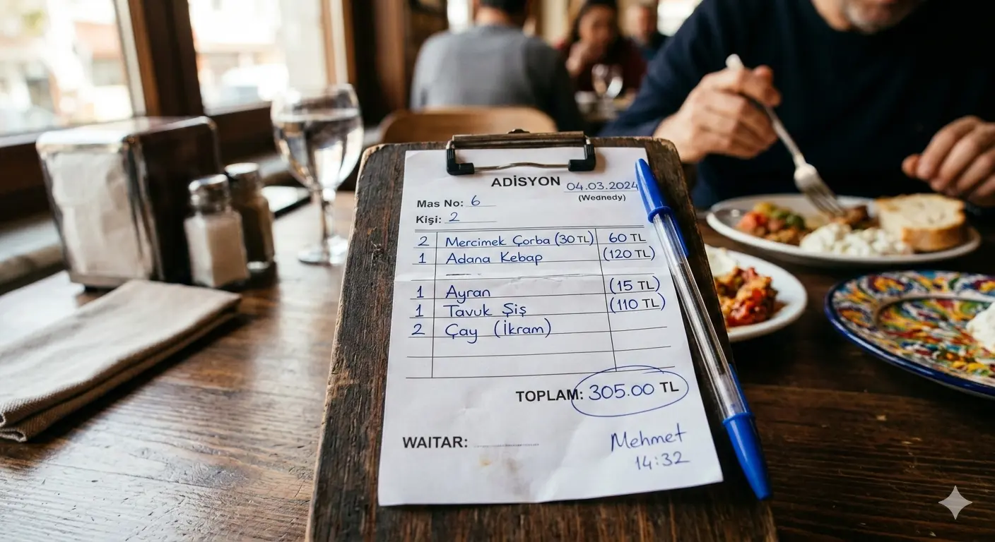 Adisyon Nedir, Ne Demek? Adisyon Fişi ve Dijital Adisyon Sistemi Rehberi