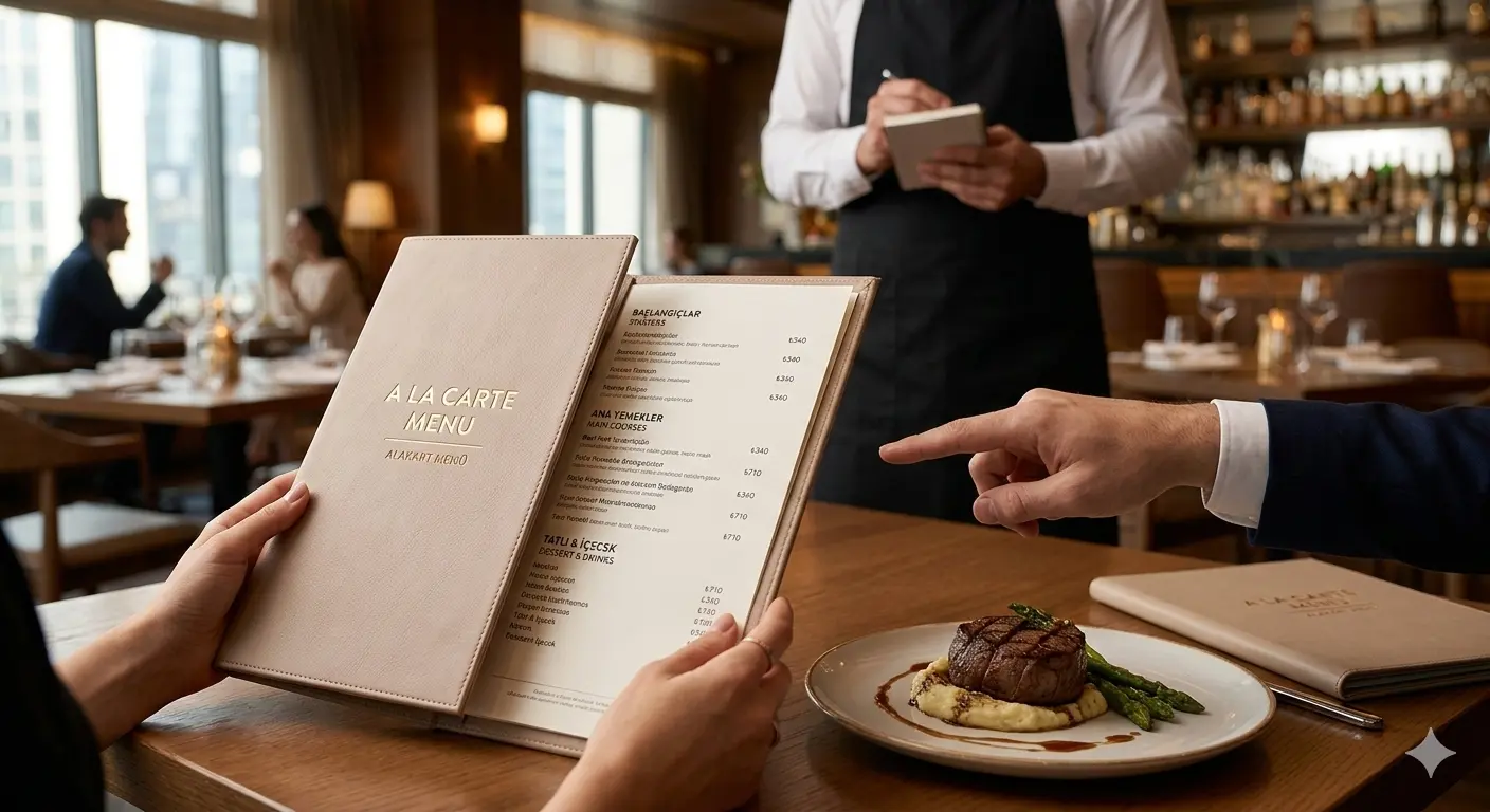 Alakart Ne Demek? A La Carte Menü ve Garson Nedir?