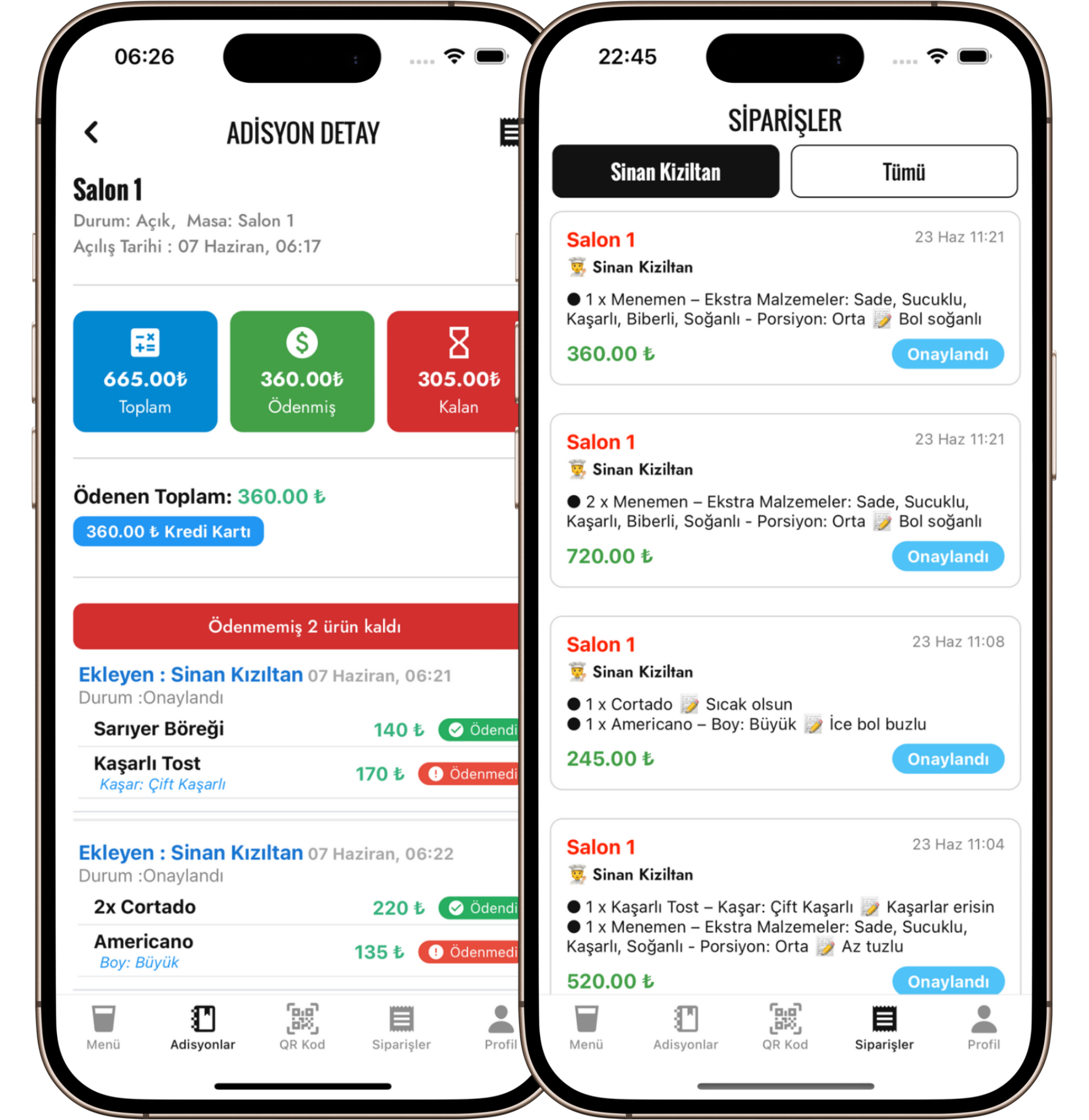 OxyMenu Mockup